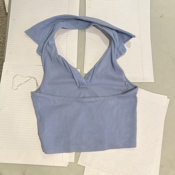 Crop top, 57% cotton, 38% Rayonne, 5% Spandex - Picture 2 of 2